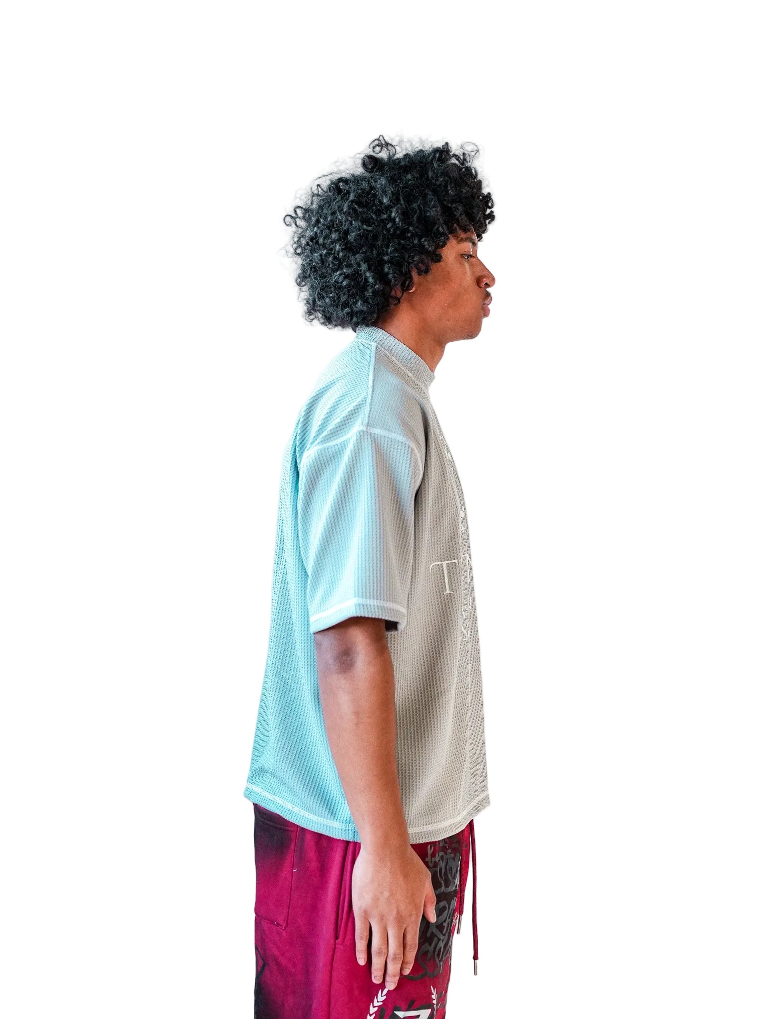 Two Tone Thermal Tee Shirt