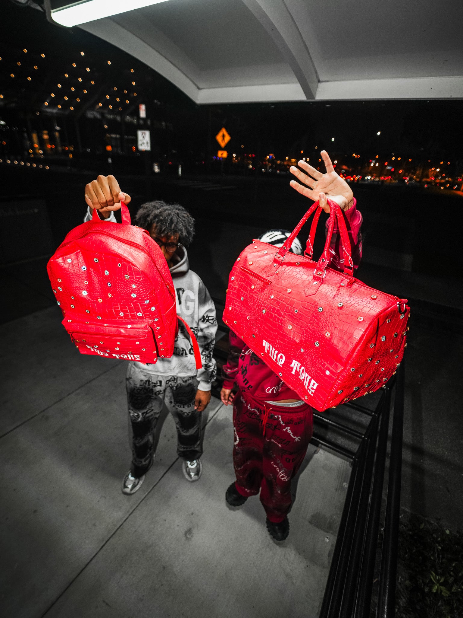 Two Tone Travel Bundle (Backpack + Dufflebag)