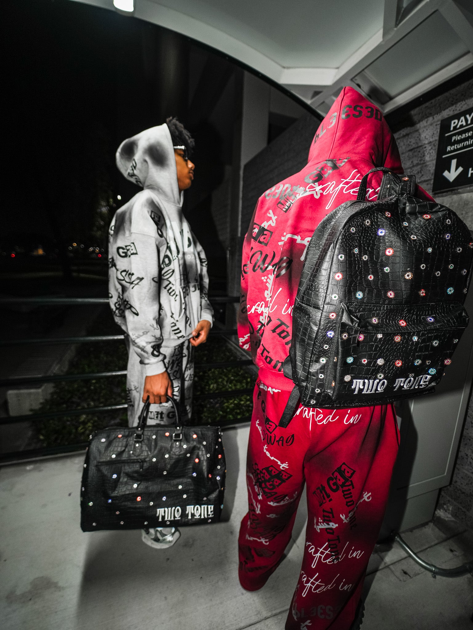 Two Tone Travel Bundle (Backpack + Dufflebag)