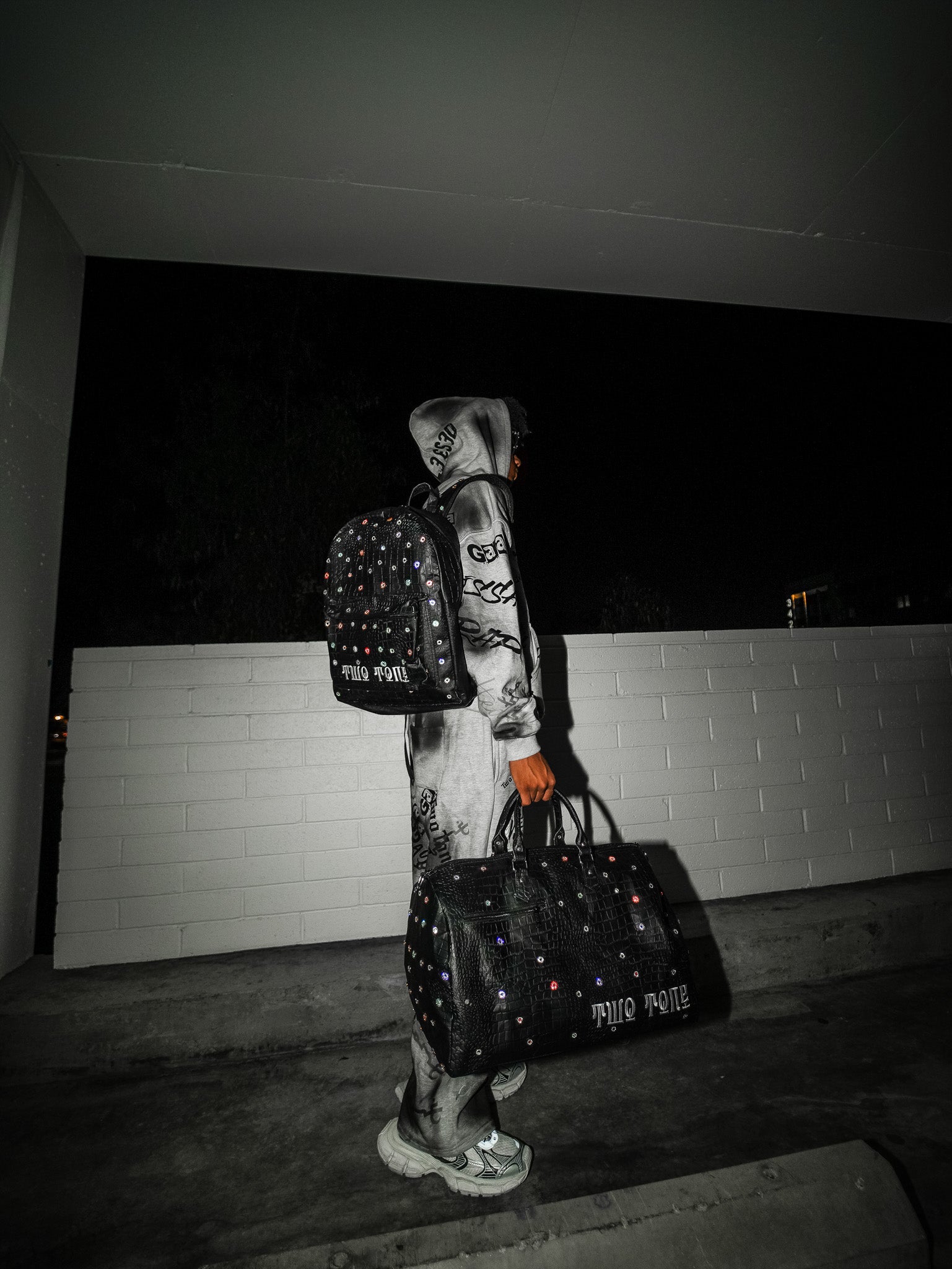 Two Tone Travel Bundle (Backpack + Dufflebag)