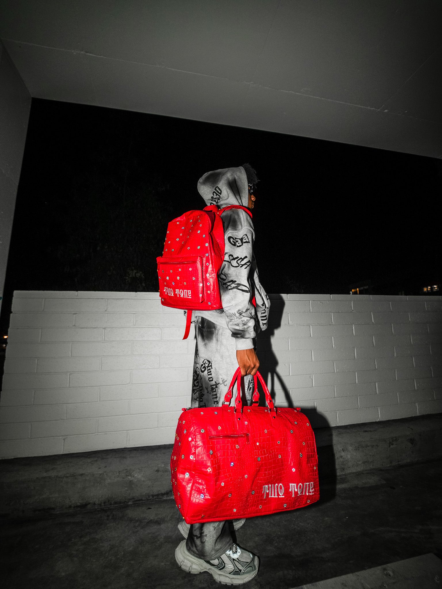 Two Tone Travel Bundle (Backpack + Dufflebag)